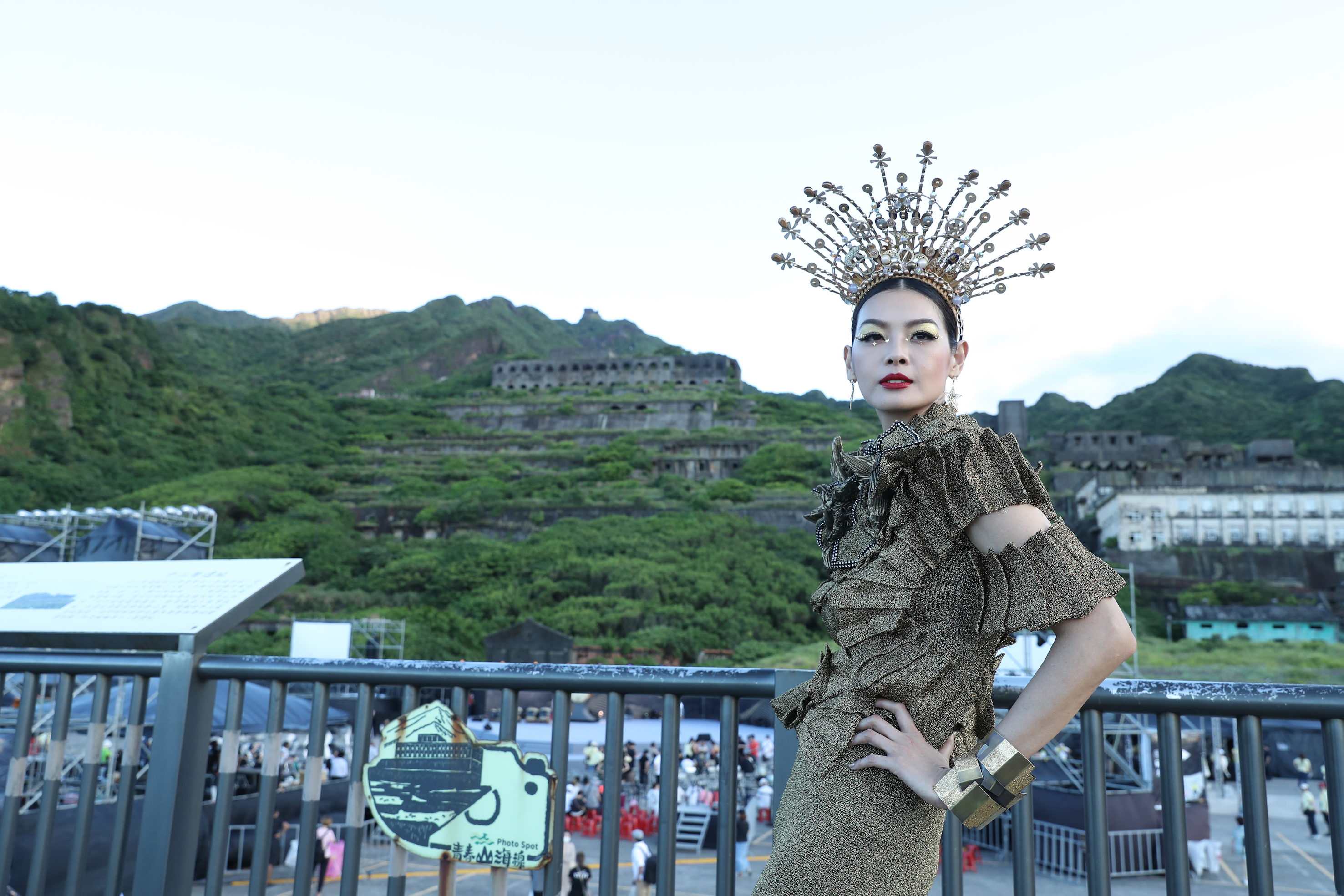 林嘉綺擔任「鎏金時尚夜」主秀。（GIOIA PAN潘怡良提供）