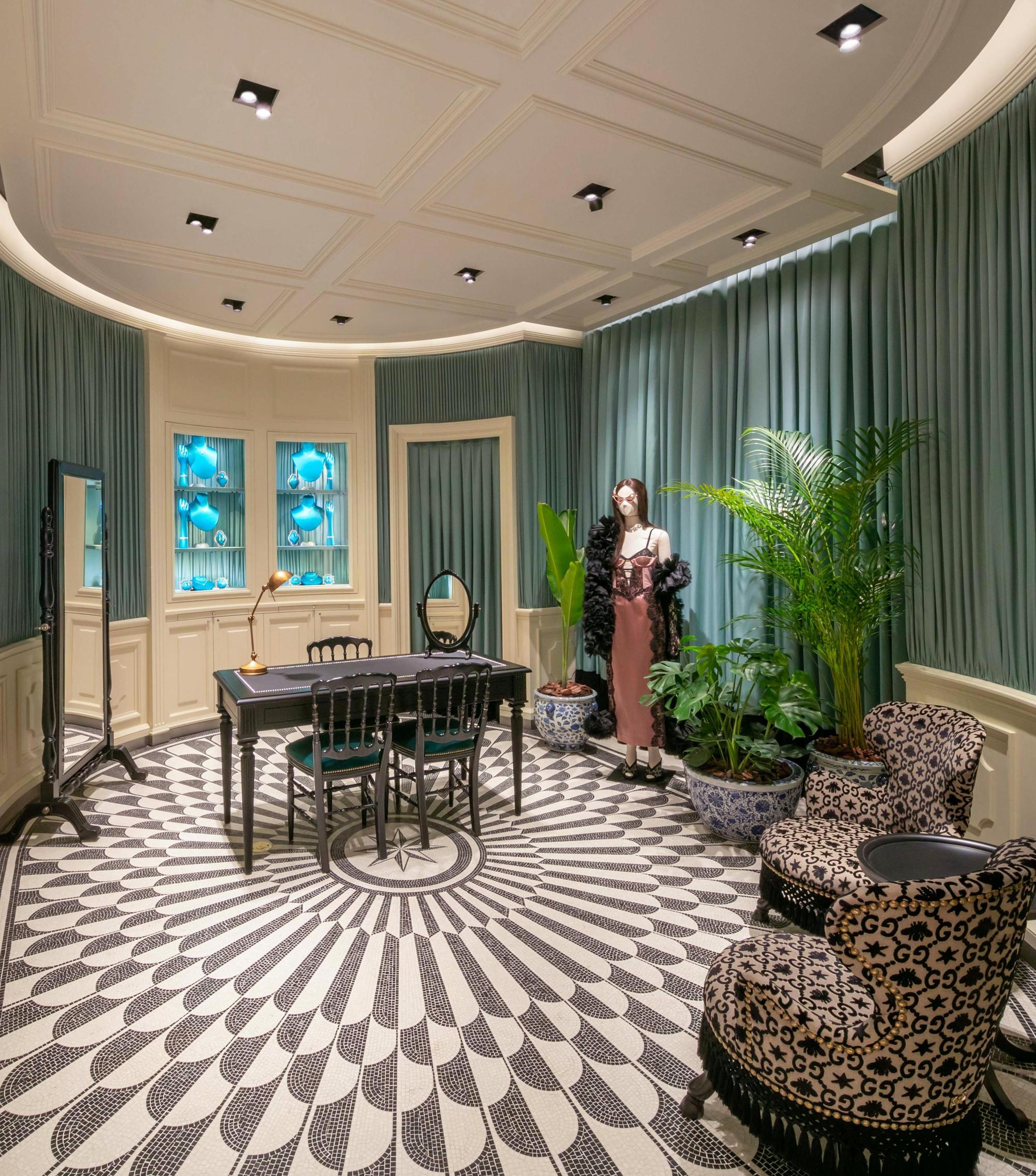 全台唯一的一間VIP Room。(古馳提供)