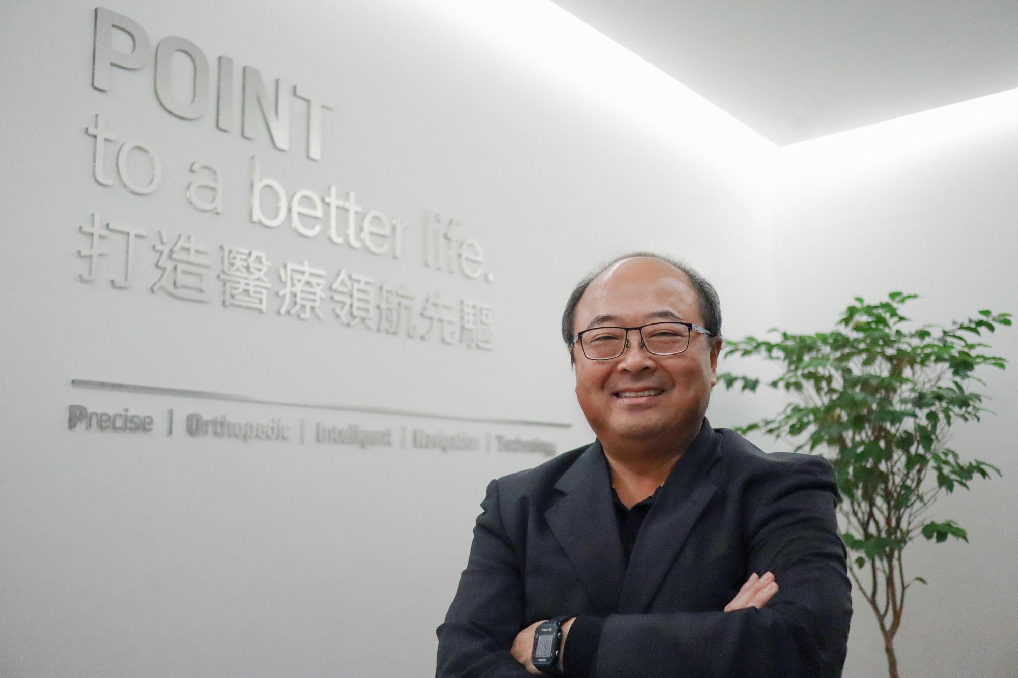 炳碩生醫董事長莊學誠表示,能在美國市場順利取證,代表公司的技術與產品皆獲肯定,未來加速全球商業布局。(炳碩生醫提供)