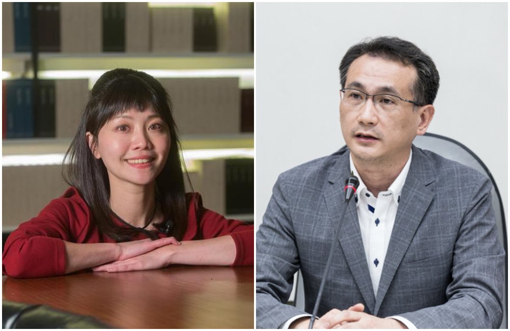 高嘉瑜（左圖）在節目上的發言令鄭運鵬（右圖）不滿。（本刊資料照）