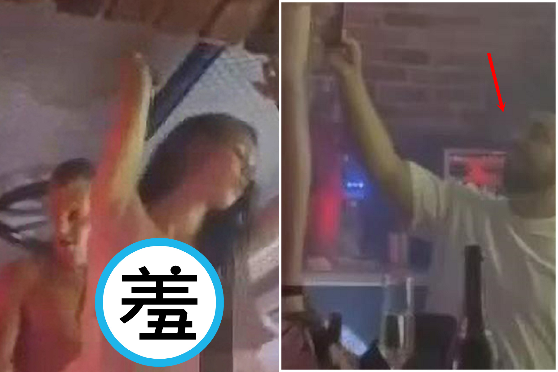 男女夜店活春宮越做越嗨，鄉民無恥辱近距離拍攝！下場悲劇了。（翻自《紐約郵報》）