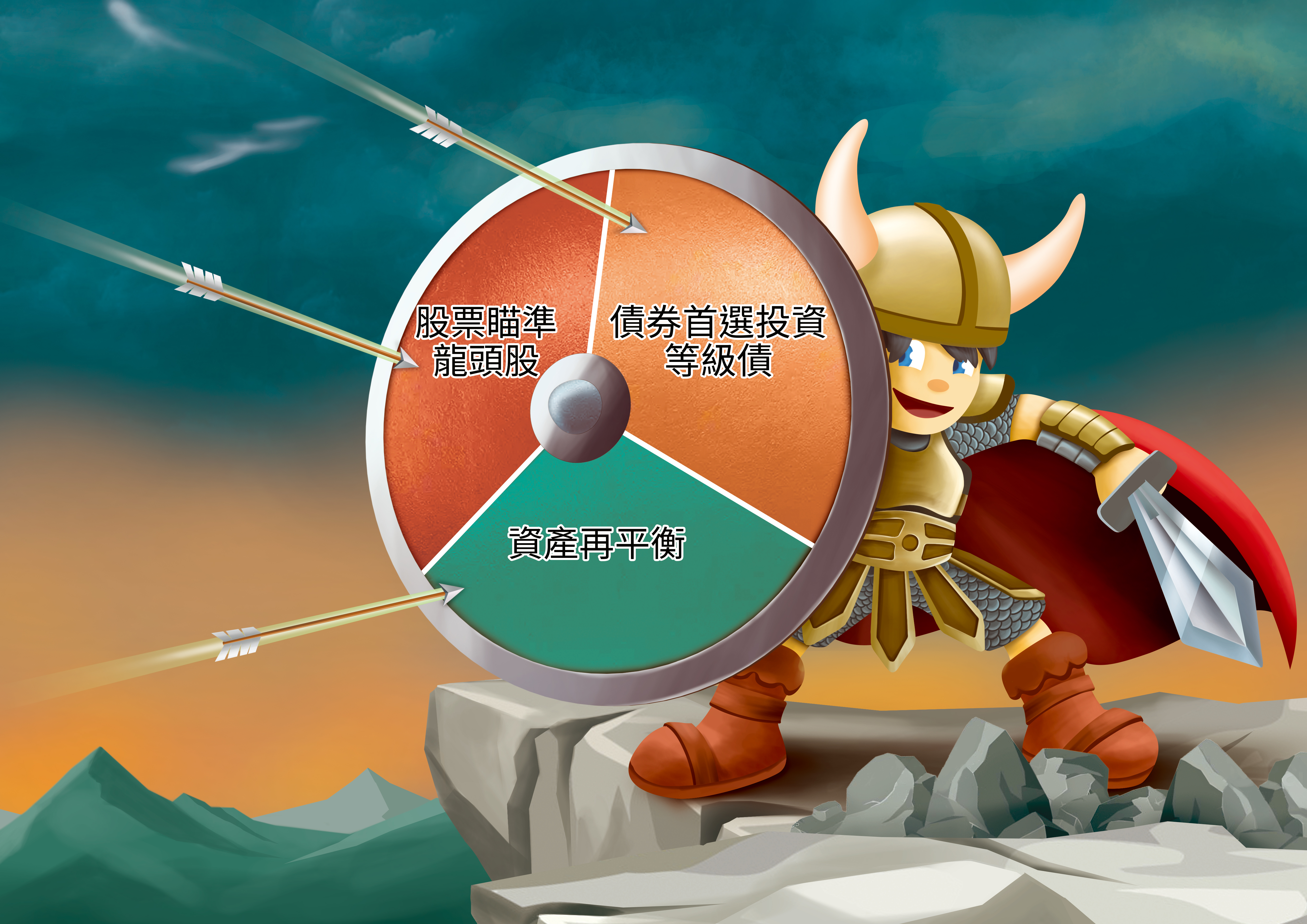 全球經濟大震盪，應做好股債配置才能立於不敗，達人傳授3秘招。