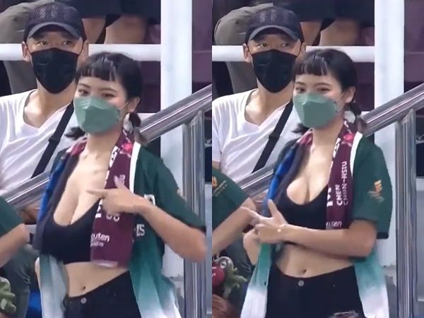 網友大讚導播,認為該給導播和攝影師加雞腿。(翻攝 粉專賽場嬌點)