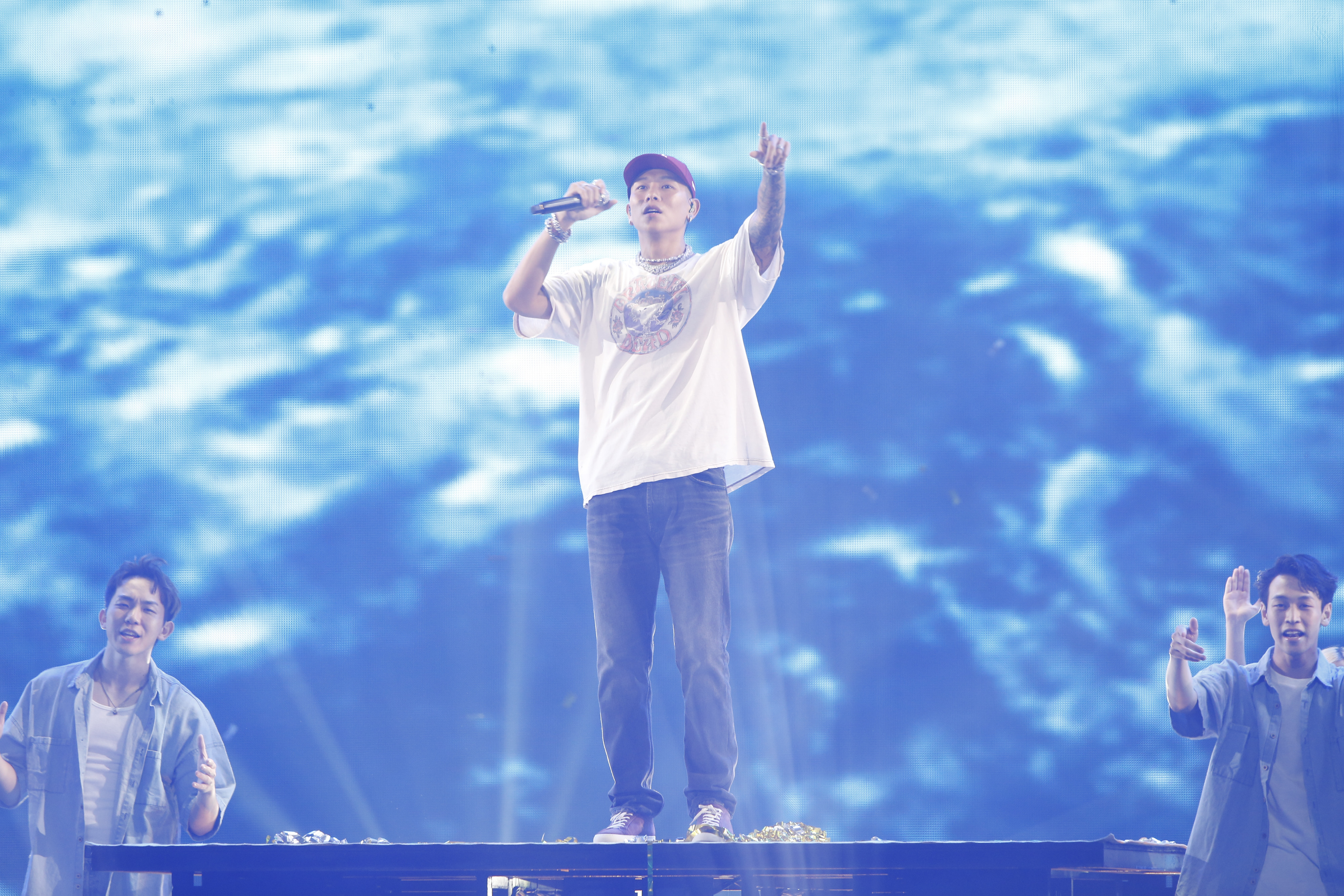 瘦子在演唱會感謝1位粉絲「這麼照顧我太太」。