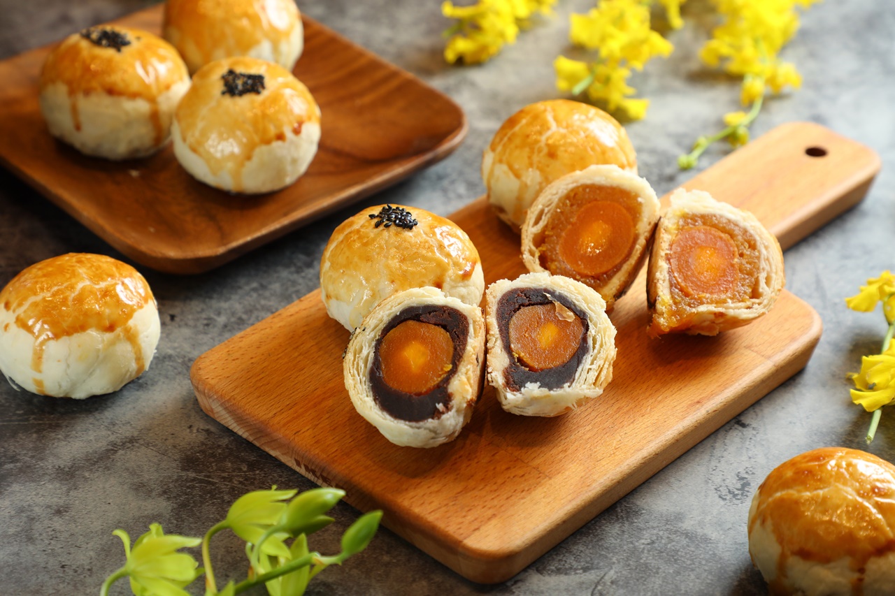 「雪花酥」的酥皮不加奶油製作，口感細膩如雪。