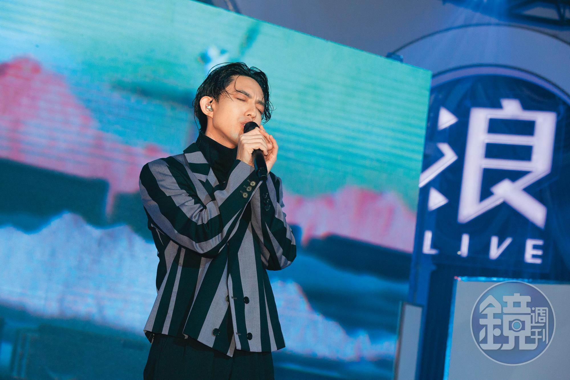林宥嘉應邀出席,在典禮上首唱最新單曲。