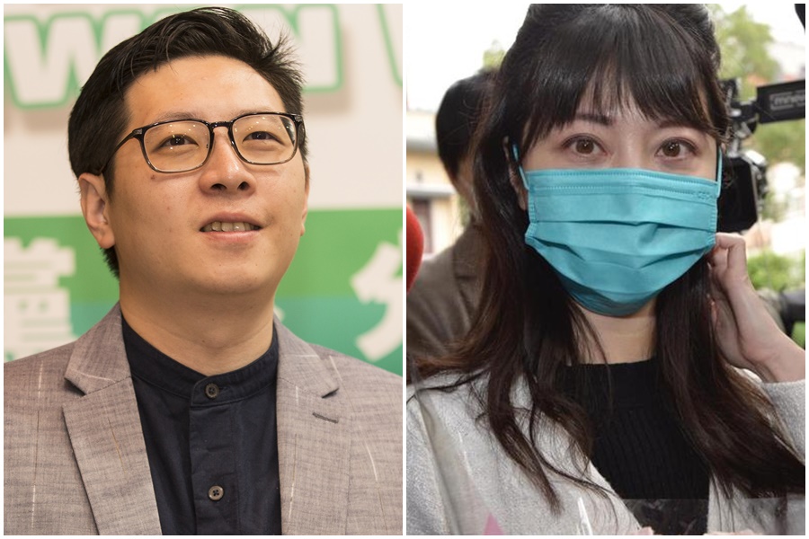 王浩宇（左）原本要向中評會對高嘉瑜（右）提出檢舉，如今道歉了表示「她背後有大人物在挺」。（本刊資料照）