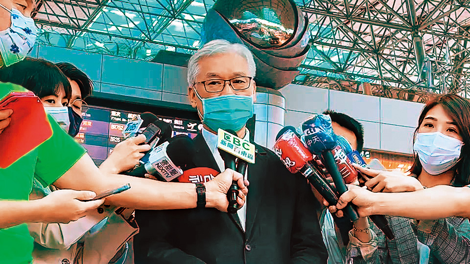 中共4日對台軍演首日，國民黨即接獲對岸通知同意赴中，夏立言10日率團訪問，引爆黨內炸鍋。（國民黨提供）