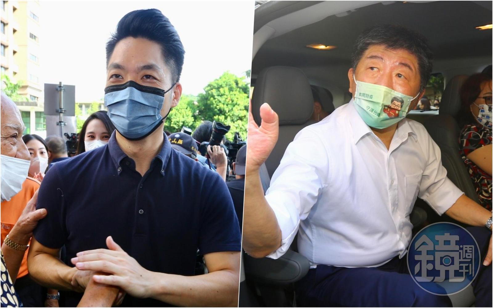 蔣萬安呼籲夏立言出訪中國應表態譴責軍演，陳時中受訪時稱「他終於醒了」。（本刊資料照）