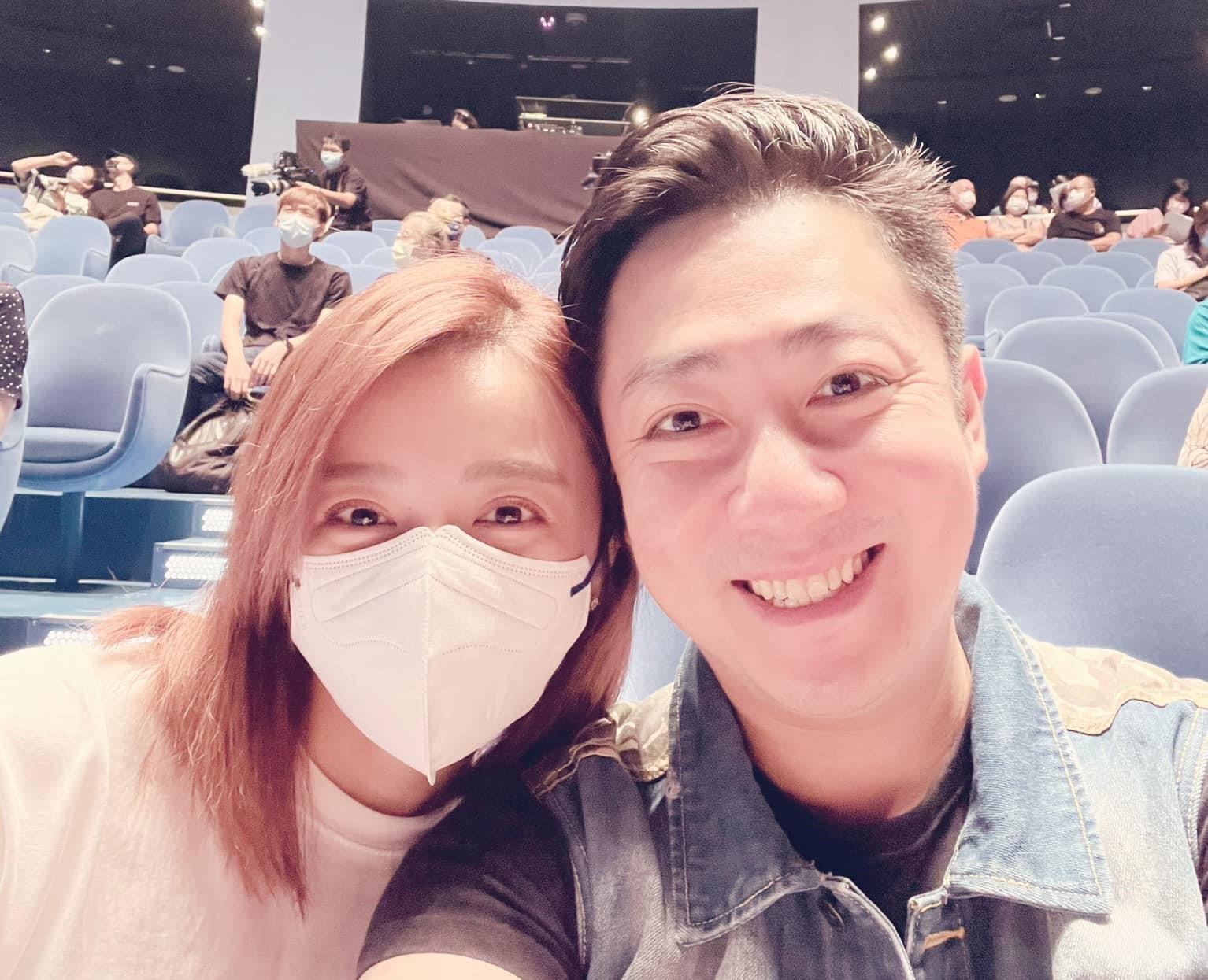 艾成（右）和王瞳2020年結婚。（翻攝臉書）