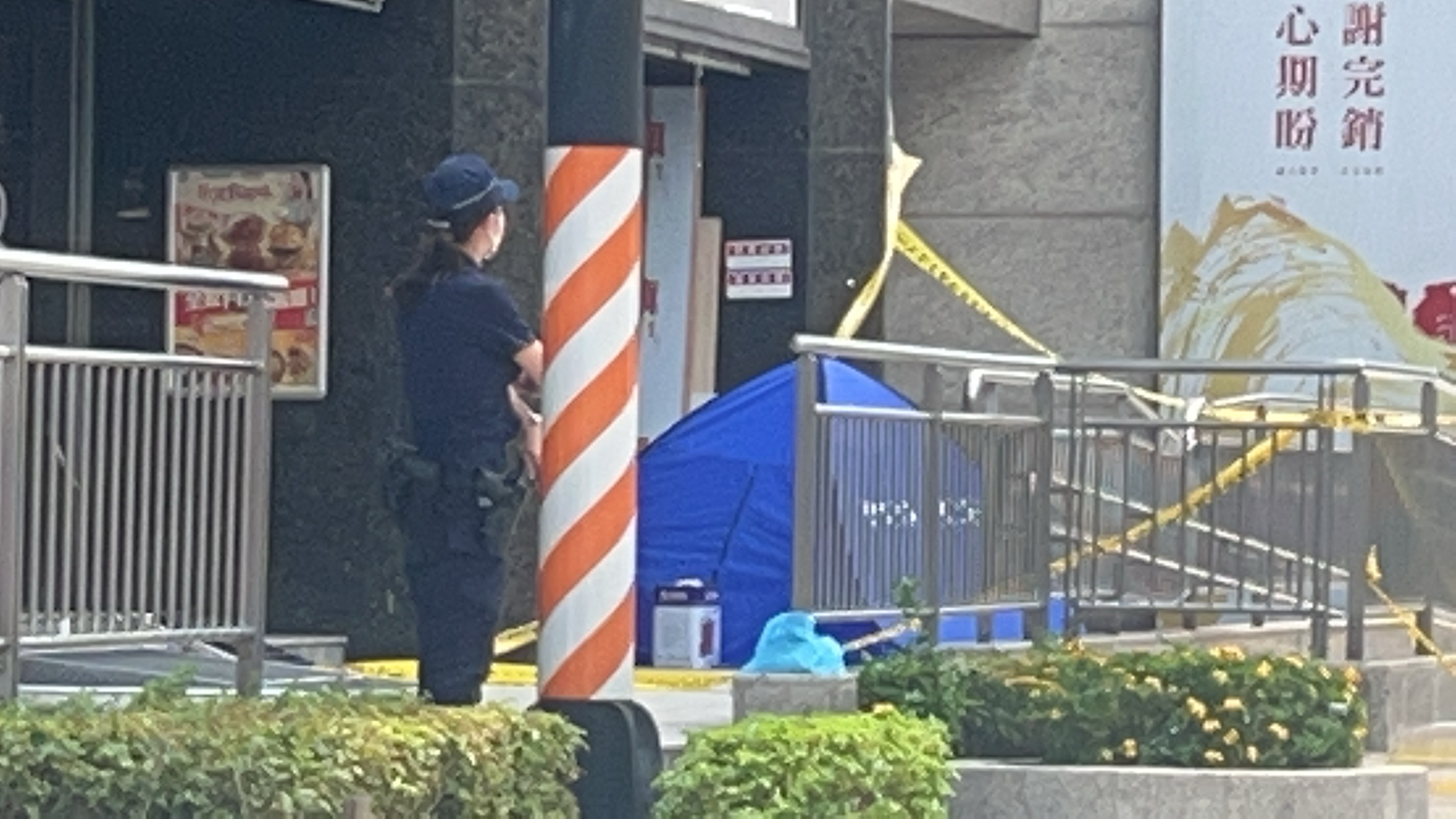 艾成驚傳在蘆洲共構宅外墜樓。