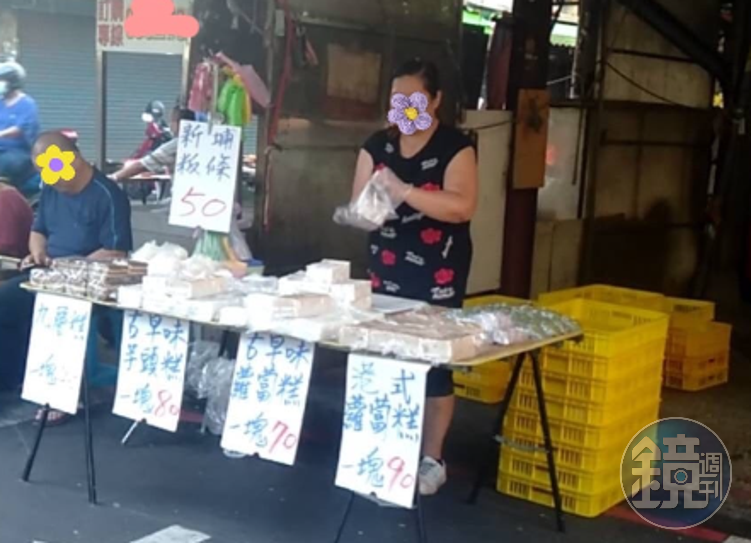來自桃園八德的單親媽媽長年靠擺攤養活2個女兒。（翻攝自社團法人愛的延續公益協會臉書）