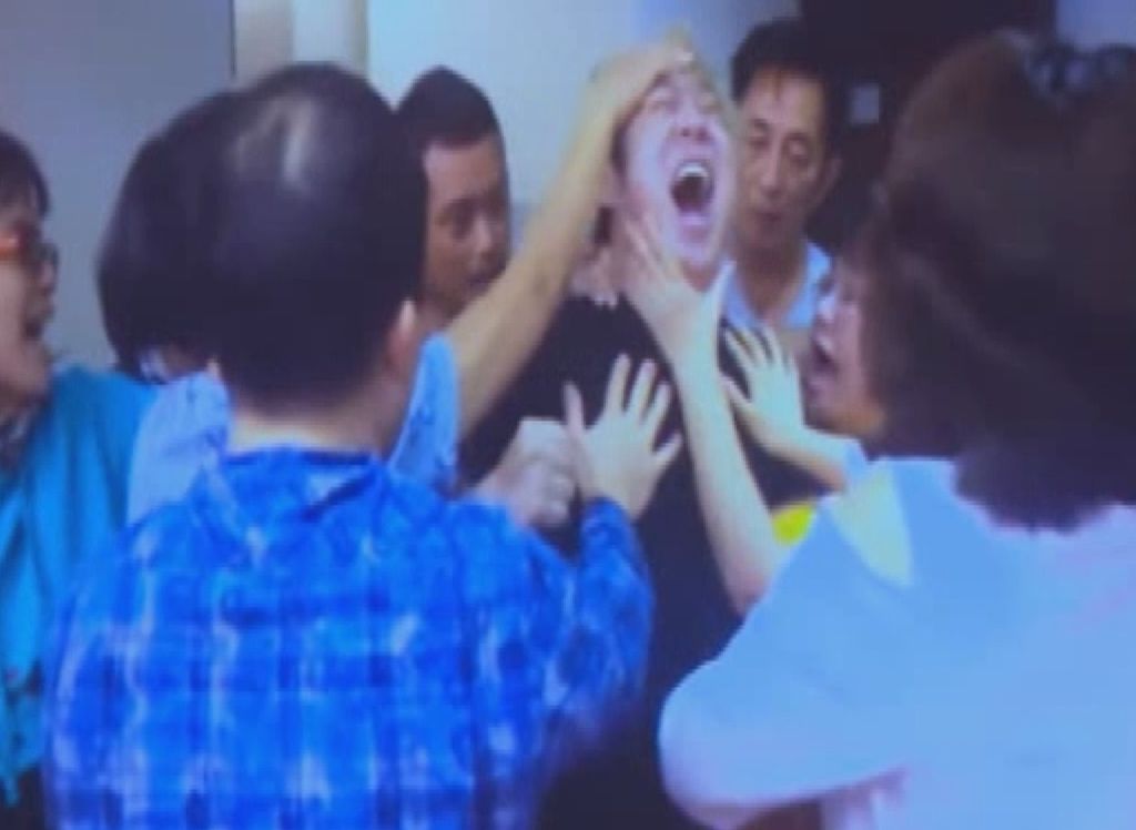 艾成的影片如今再度被媒體找出，而且因為當年實在鬧得太大，難免受到聯想。（翻攝YT頻道《哈利路亞家教會》）