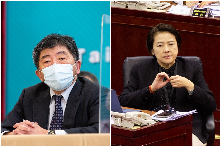 陳時中今針對大巨蛋案拋出承諾，內容卻讓黃珊珊相當傻眼。（北市府提供、本刊資料照）