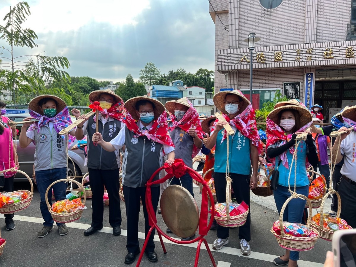 桃園市府日前在八德舉辦客家活動，市長鄭文燦也親自與會。（八德區公所提供）