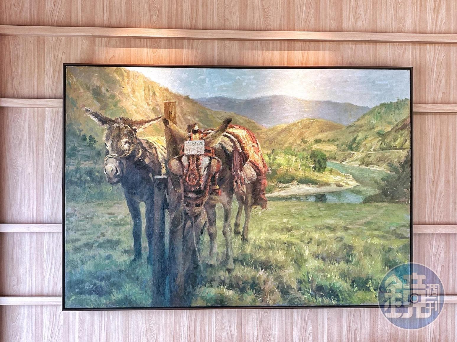 店裡隨處可見驢子畫作，彰顯品牌DNA。