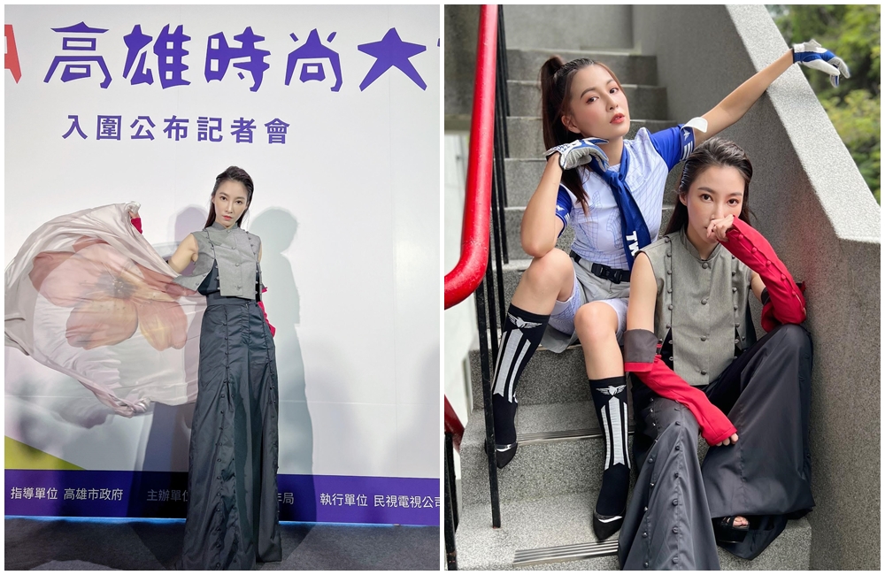 八點檔人氣演員張家瑋、謝京穎參與高雄時尚大賞活動，喊圓夢了。（民視提供）