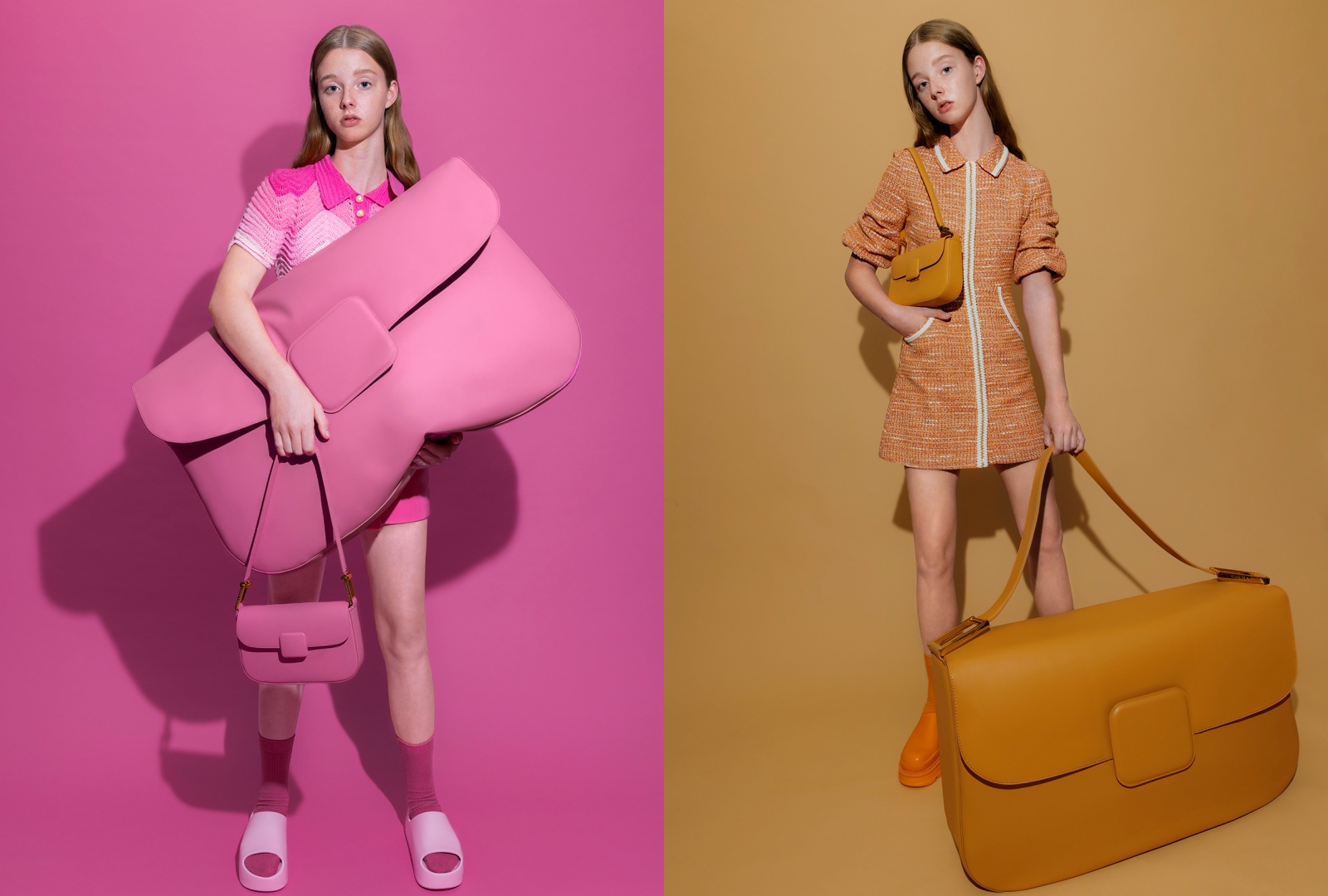 CHARLES & KEITH將Koa包款變成巨包，並以巡迴展出方式跟粉絲分享。（CHARLES & KEITH提供）