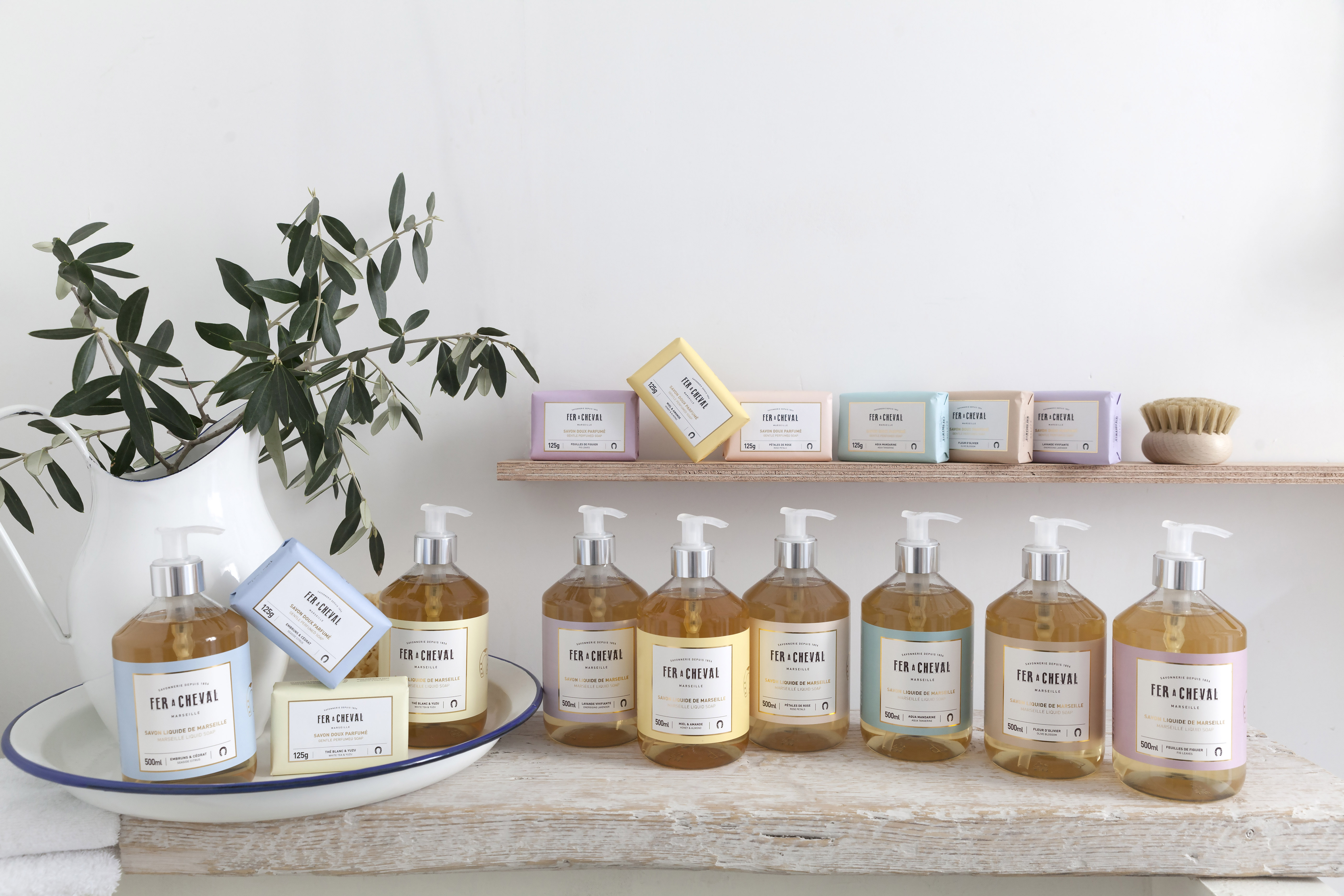 Fer à Cheval法拉夏的經典香氛馬賽皂液系列，適合任何膚質使用。（Fer à Cheval提供）