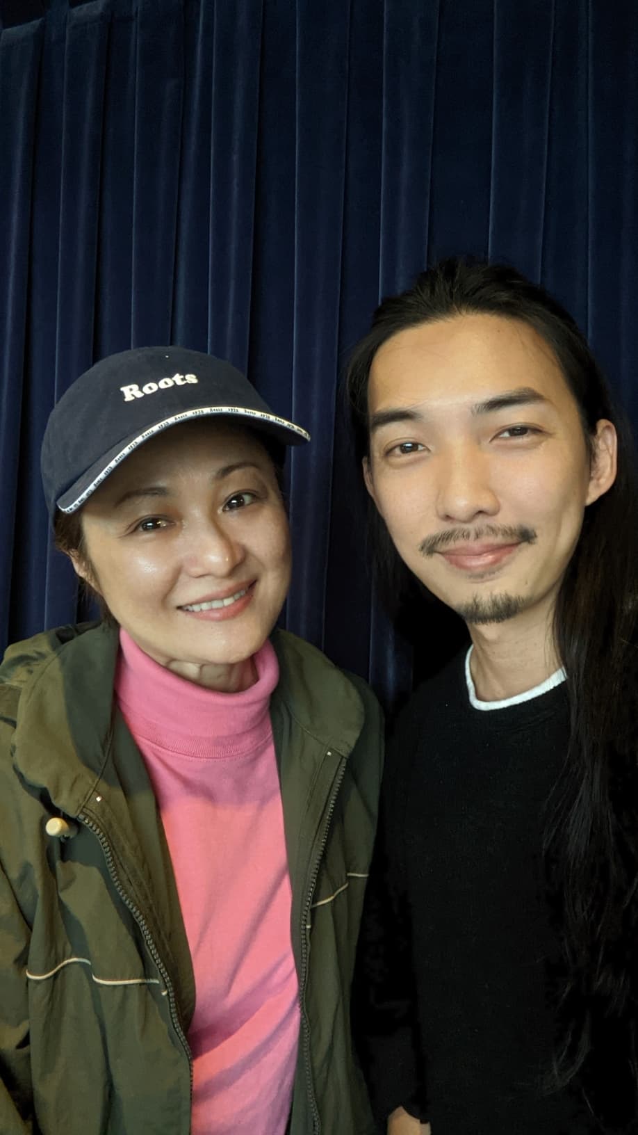 《打鬼2》請來專業聲音導演郭霖（右）坐鎮，資深演員林小樓（左）也參與配音。（林岳漢提供）