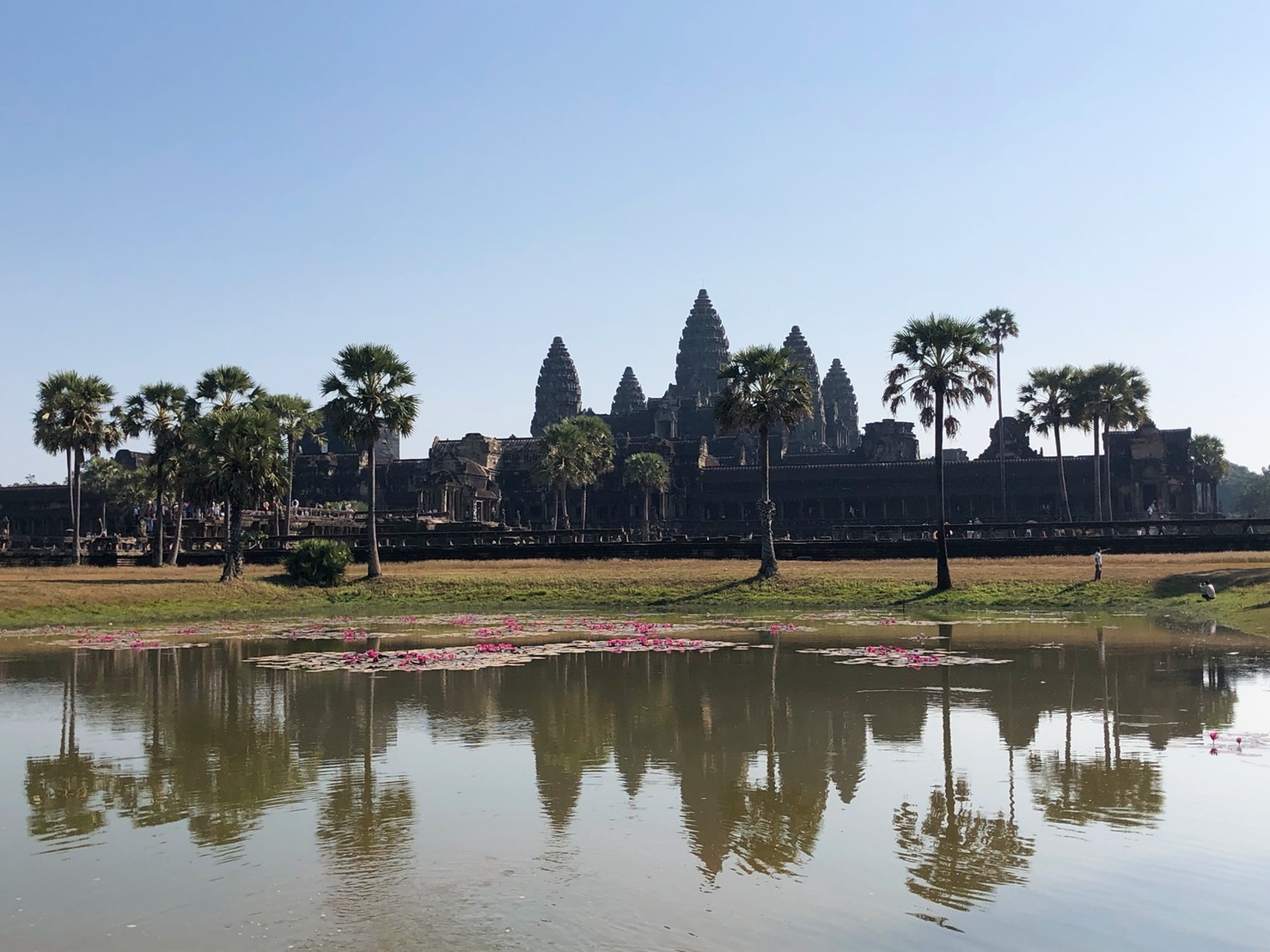 柬埔寨的吳哥窟是著名世界遺產，疫情前每年吸引上百萬的外國遊客到訪這座世界最大的神廟。