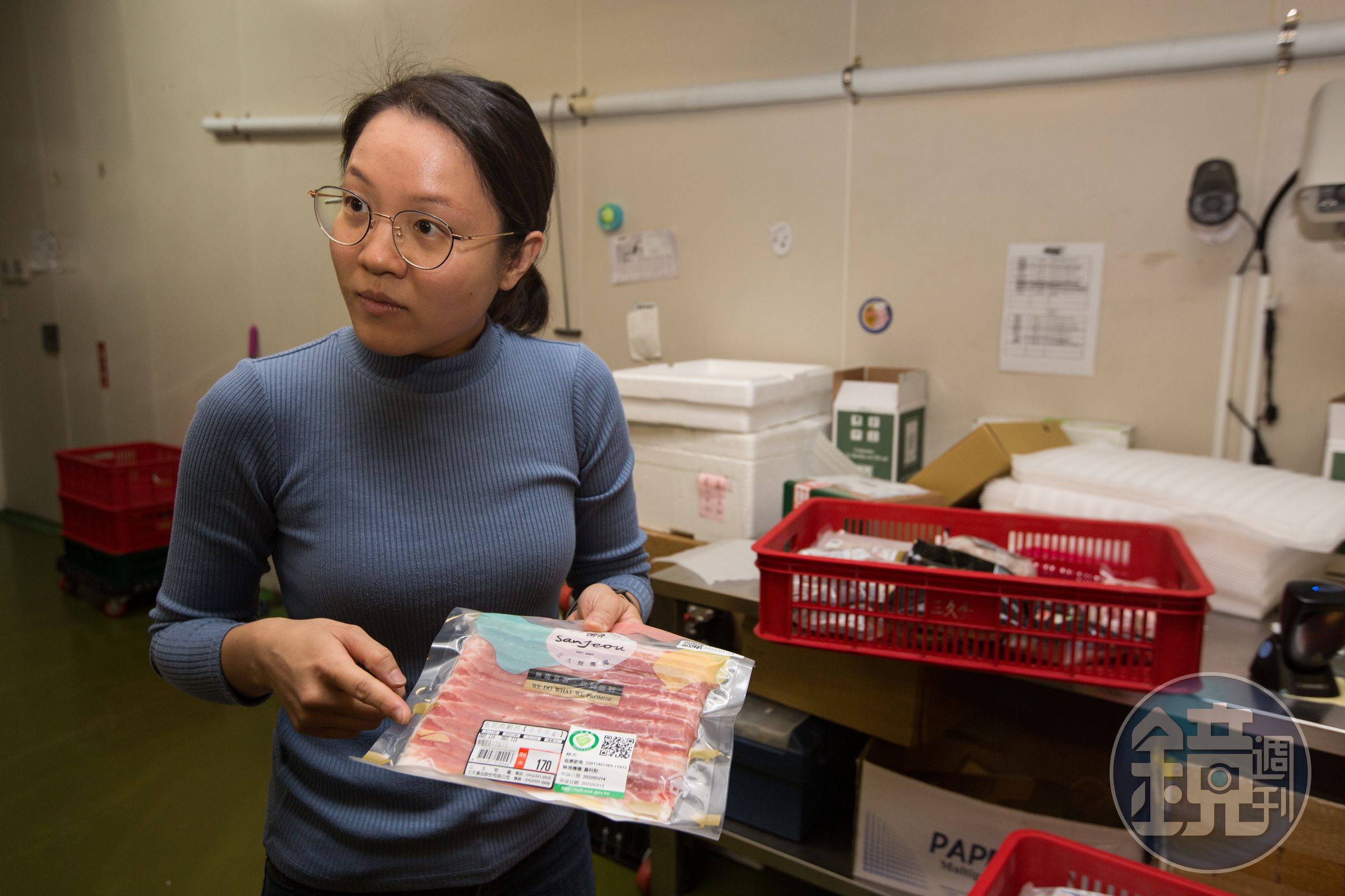 三久食品是國內少數產製銷一條龍食品廠，堅持全豬利用，開發出120項多元商品。