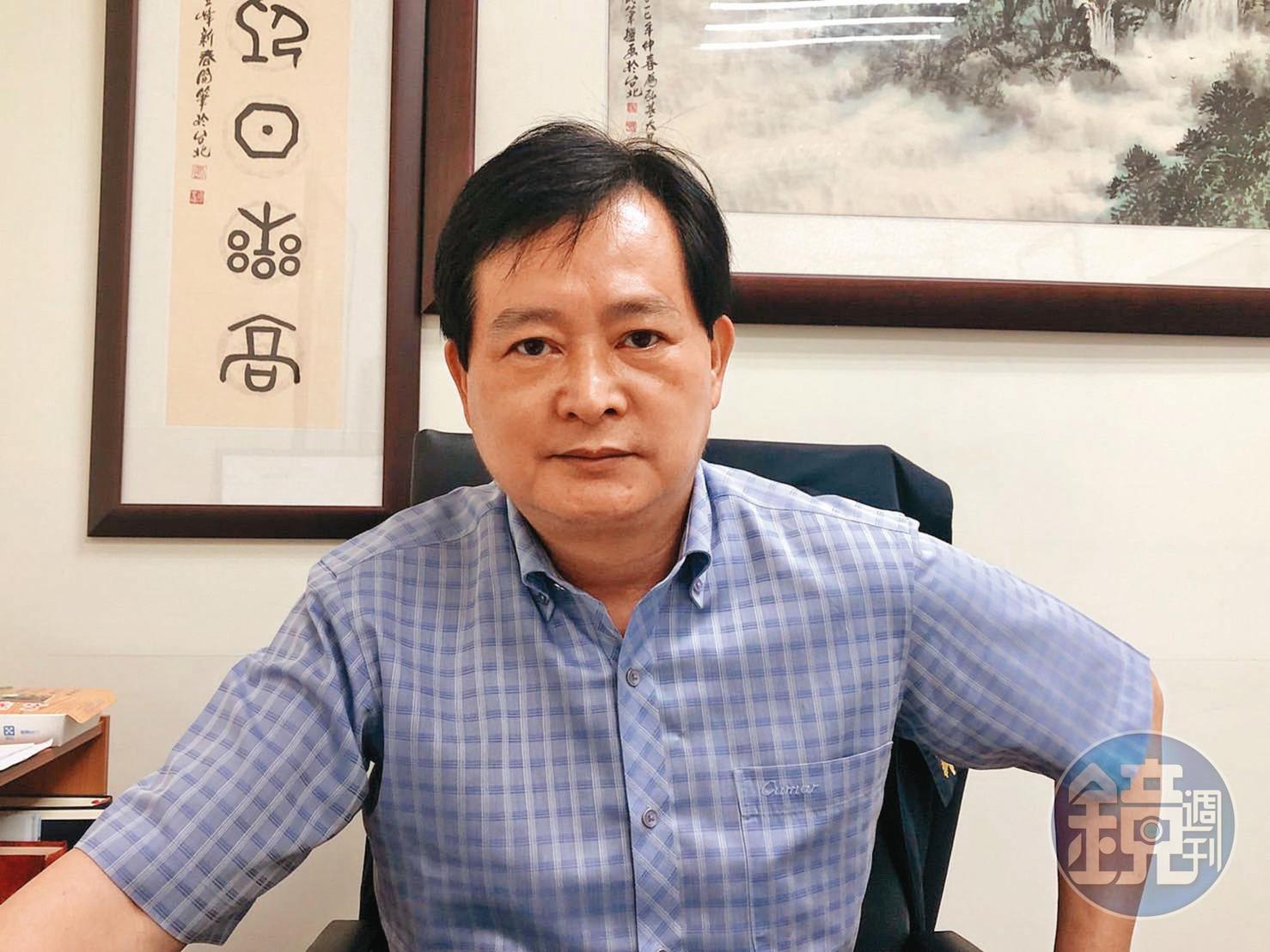 時任台北市刑大偵五隊長的林弘基(圖)回想周姓少年凶殘的殺人手法,至今仍印象深刻。(潘姵如攝)