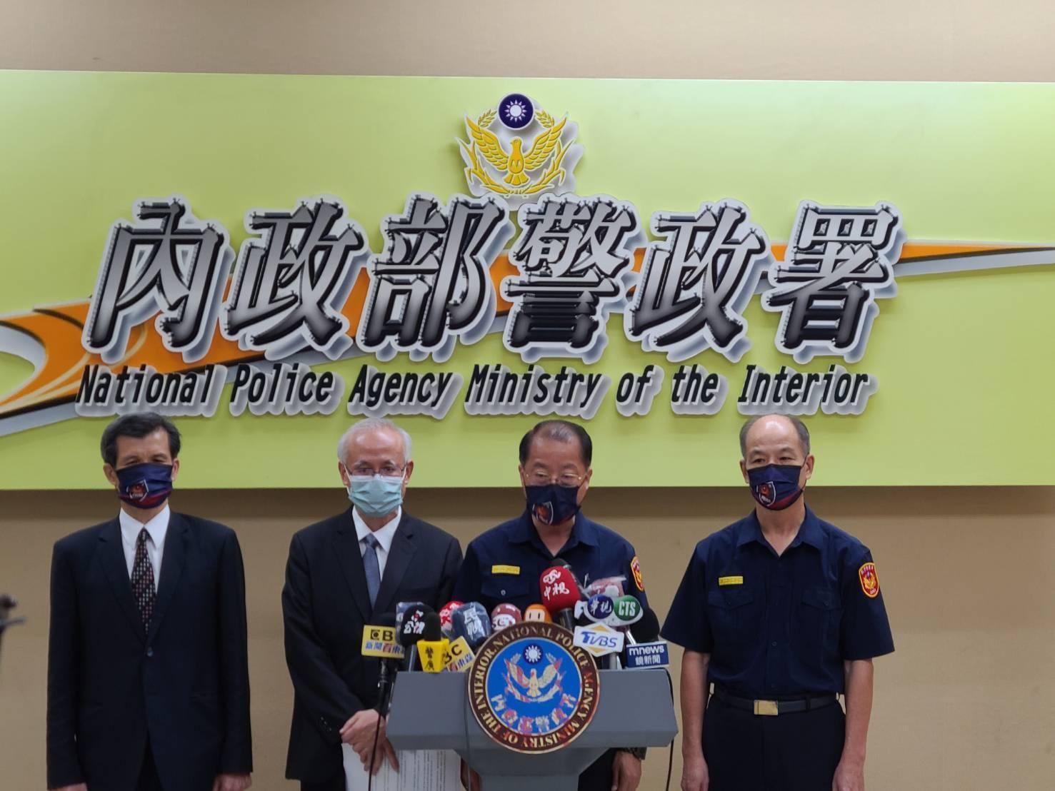 警政署長黃明昭宣布大掃幫派詐團。(翻攝畫面)