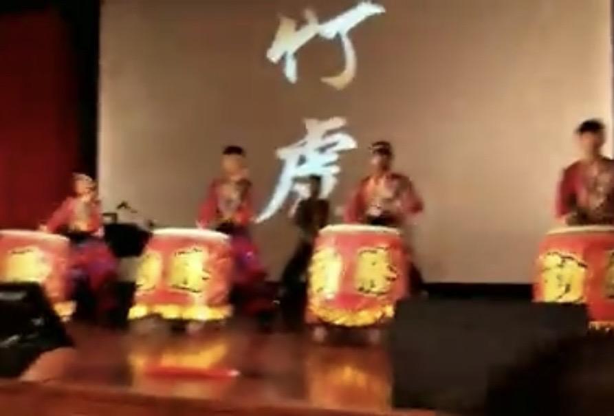 竹虎堂去年圓山春酒。（翻攝蔡智偉臉書）