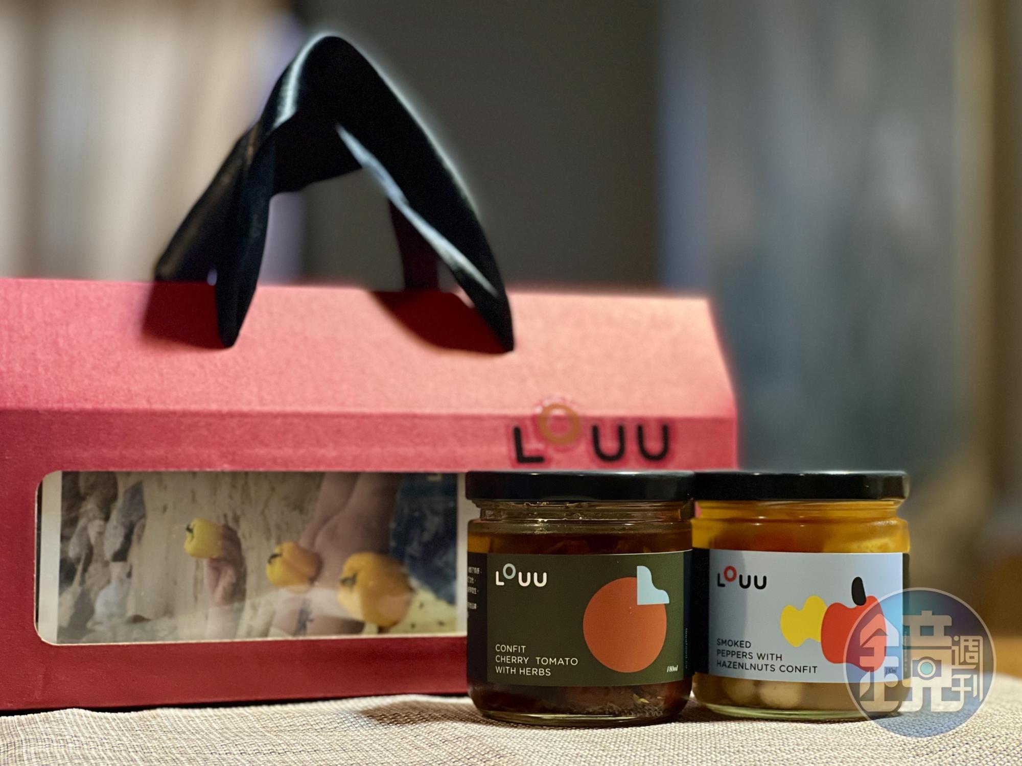 保存食品品牌 LOUU順應時節推出「中秋赭月禮盒」。