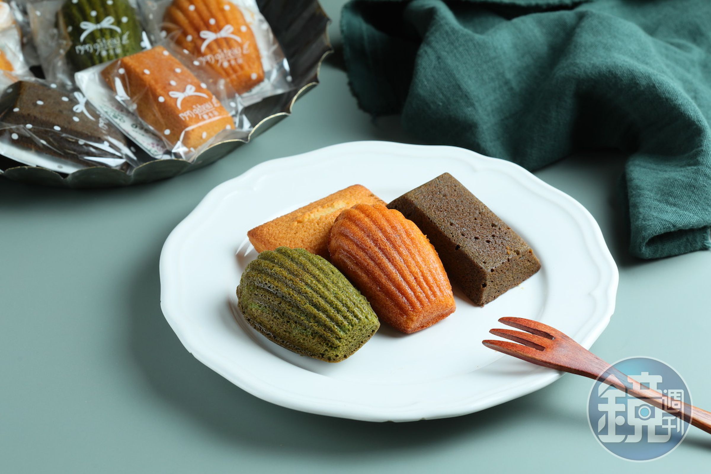 「綜合燒菓子組」吃得到瑪德蓮、費南雪等常溫甜點。（480元／組） 