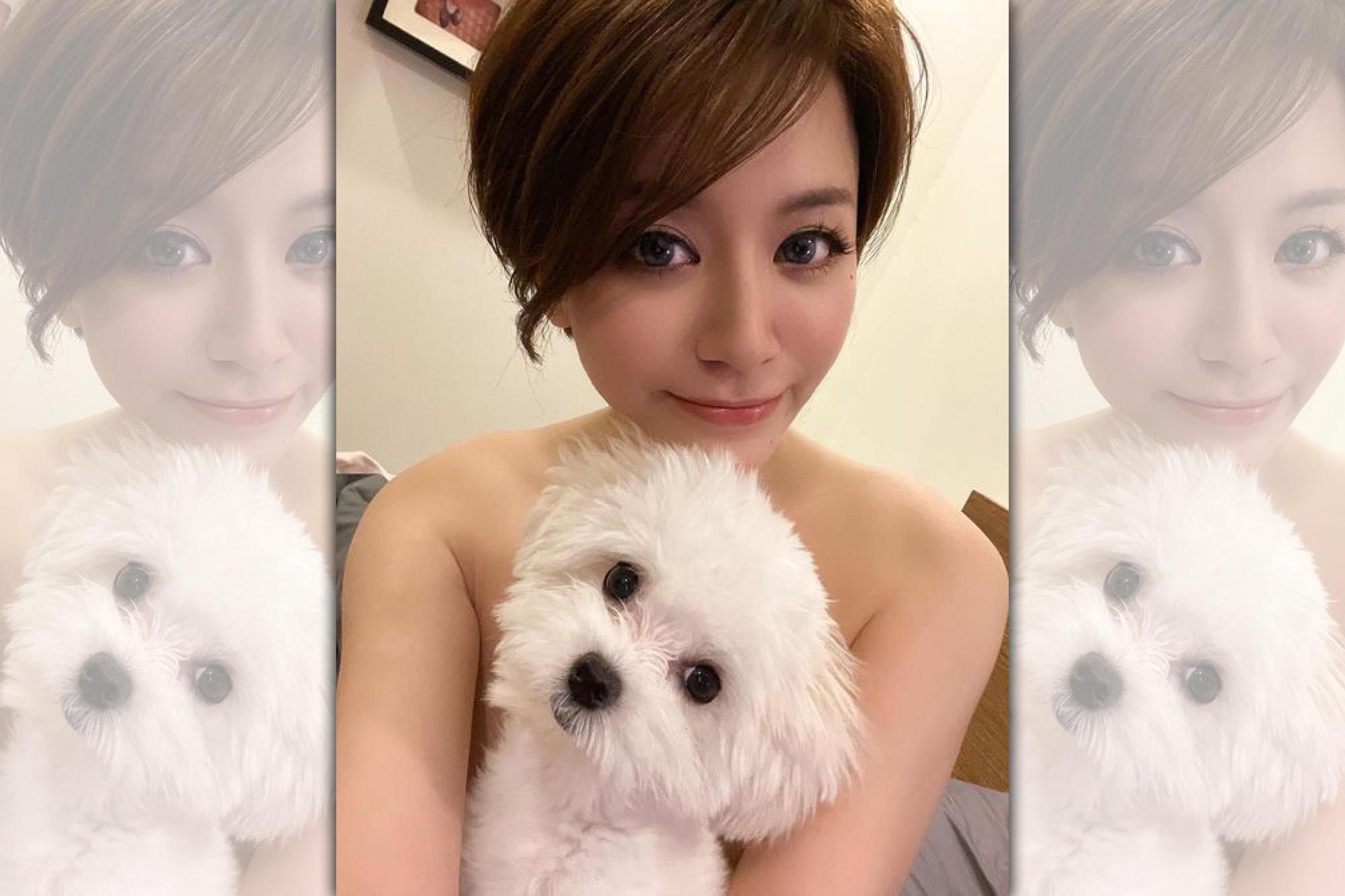 AV導演圤智雨爆料,李妍瑾向自己開價30萬,想購買他的愛犬波比。(翻攝圤智雨臉書)