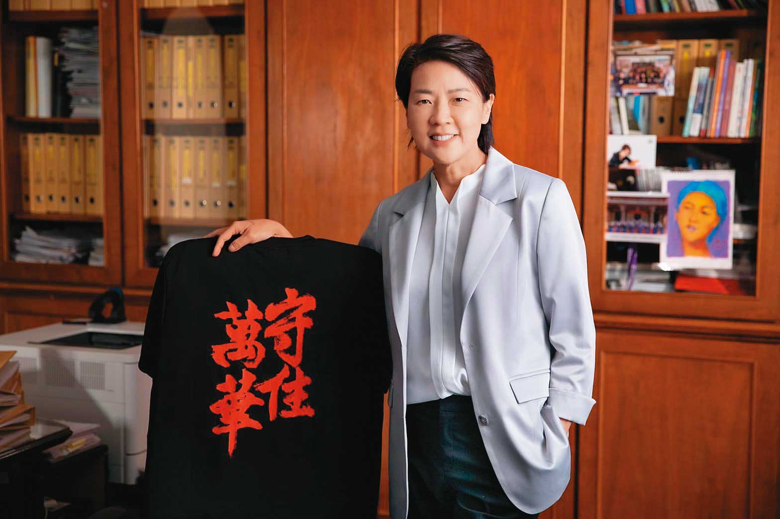 黃珊珊如何拿捏與柯的距離,將是選戰後期的最大考驗。(翻攝黃珊珊臉書)