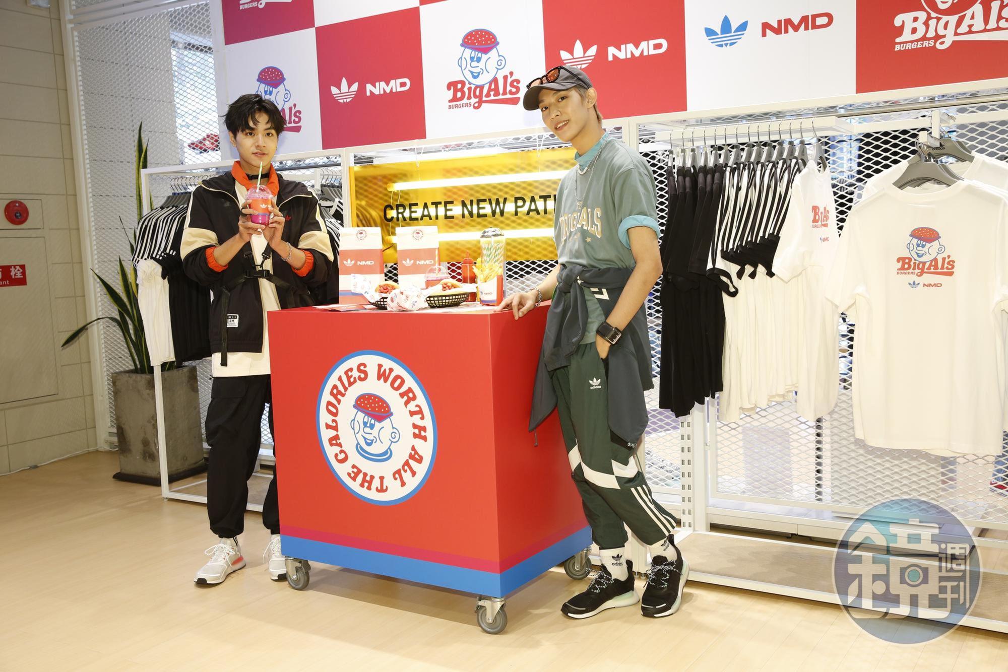 「地球」出席adidas Originals新鞋發表活動，林佳辰透露自己鞋子會同一雙穿到破。