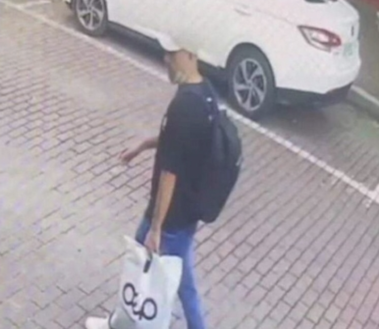 台南殺警真凶林信吾今清晨4時36分，於新竹和欣客運站遭警逮捕。（翻攝自記者爆料網）