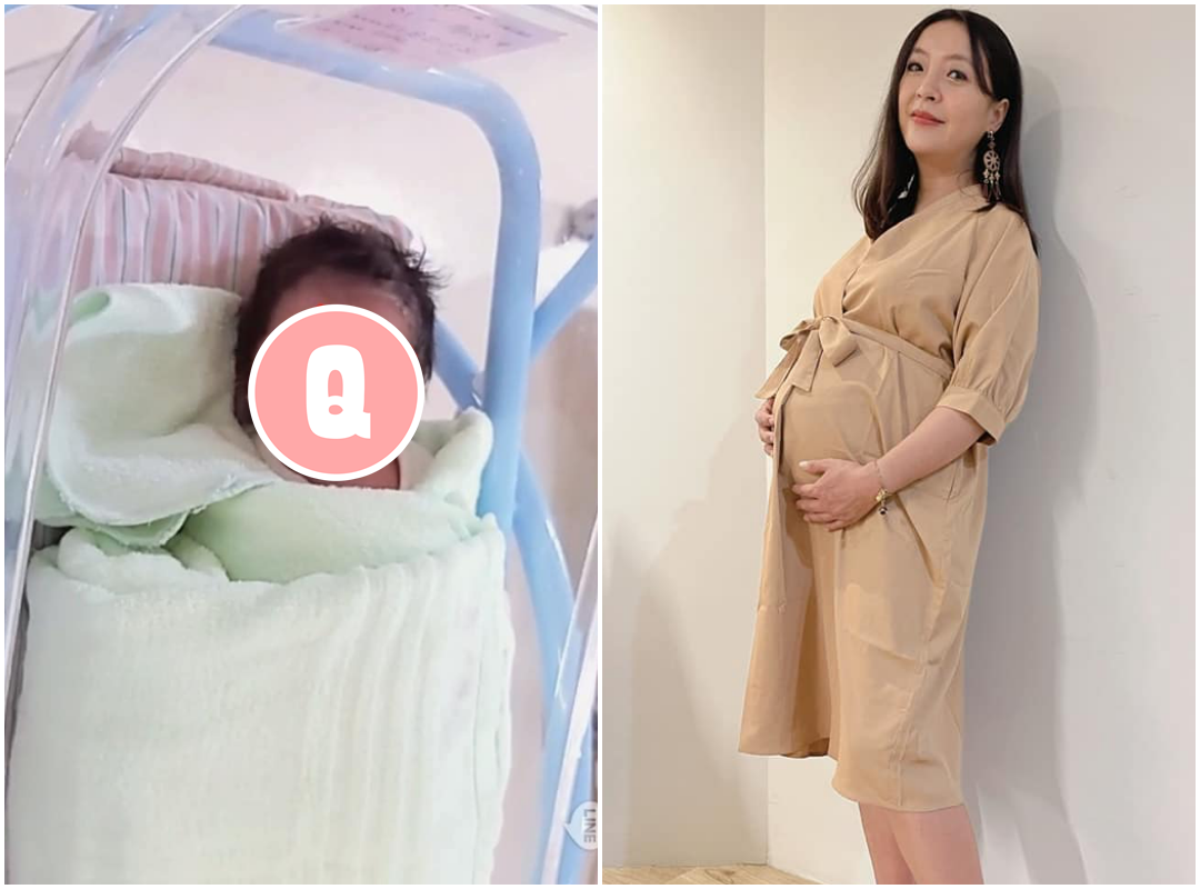 宣宣22日產女升格當媽媽。（翻攝自宣宣臉書）