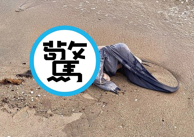 正妹裸體陳屍海邊，斷頭「死狀」太驚悚！真相竟與AV女優有關。（翻自《每日郵報》）