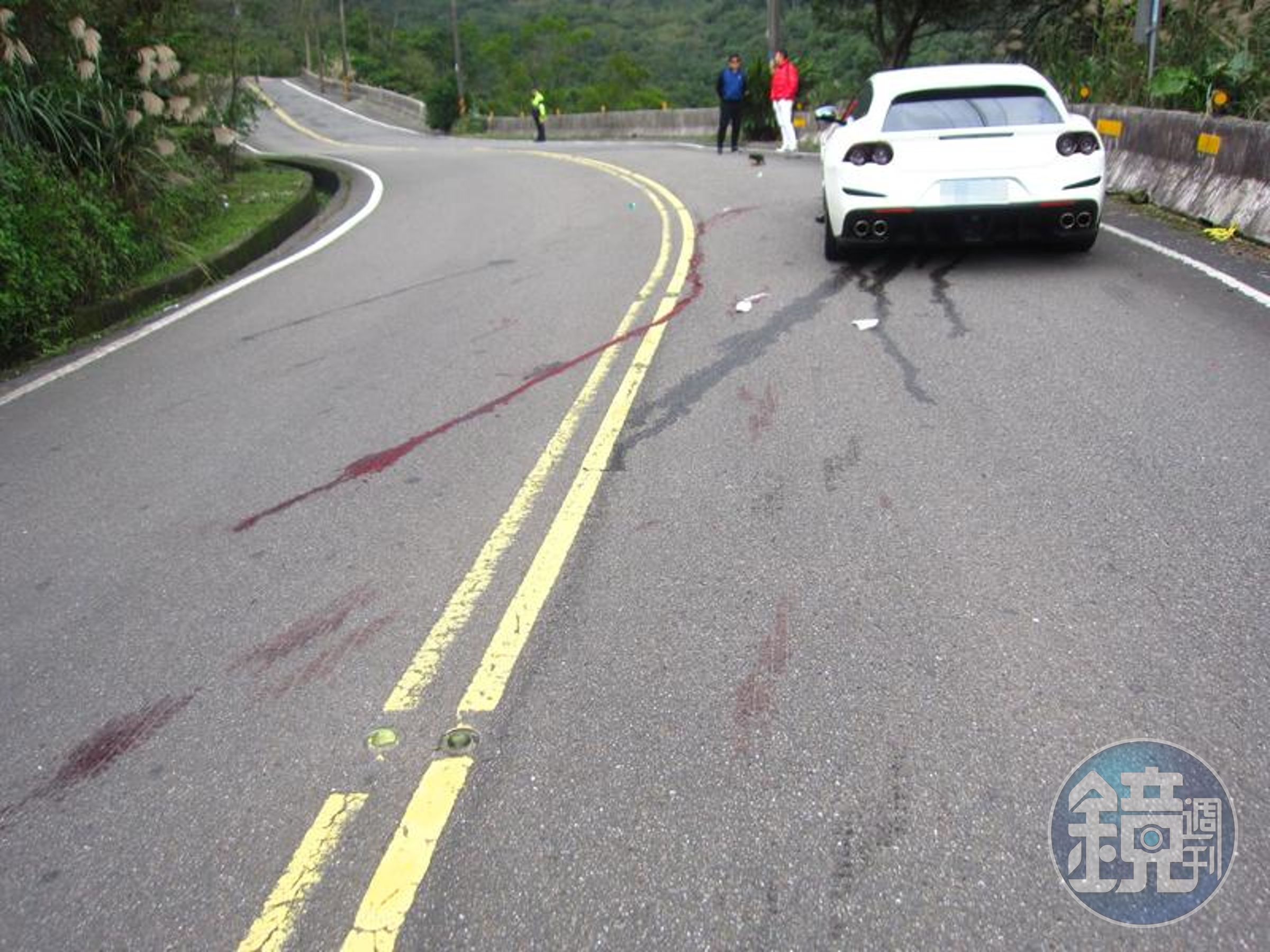 現場血跡斑斑。（警方提供）