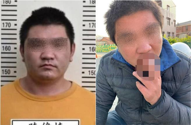 陳偉捷被誤會是殺害2名警察事件凶嫌。(翻攝自記者爆料網、台南大小事臉書)