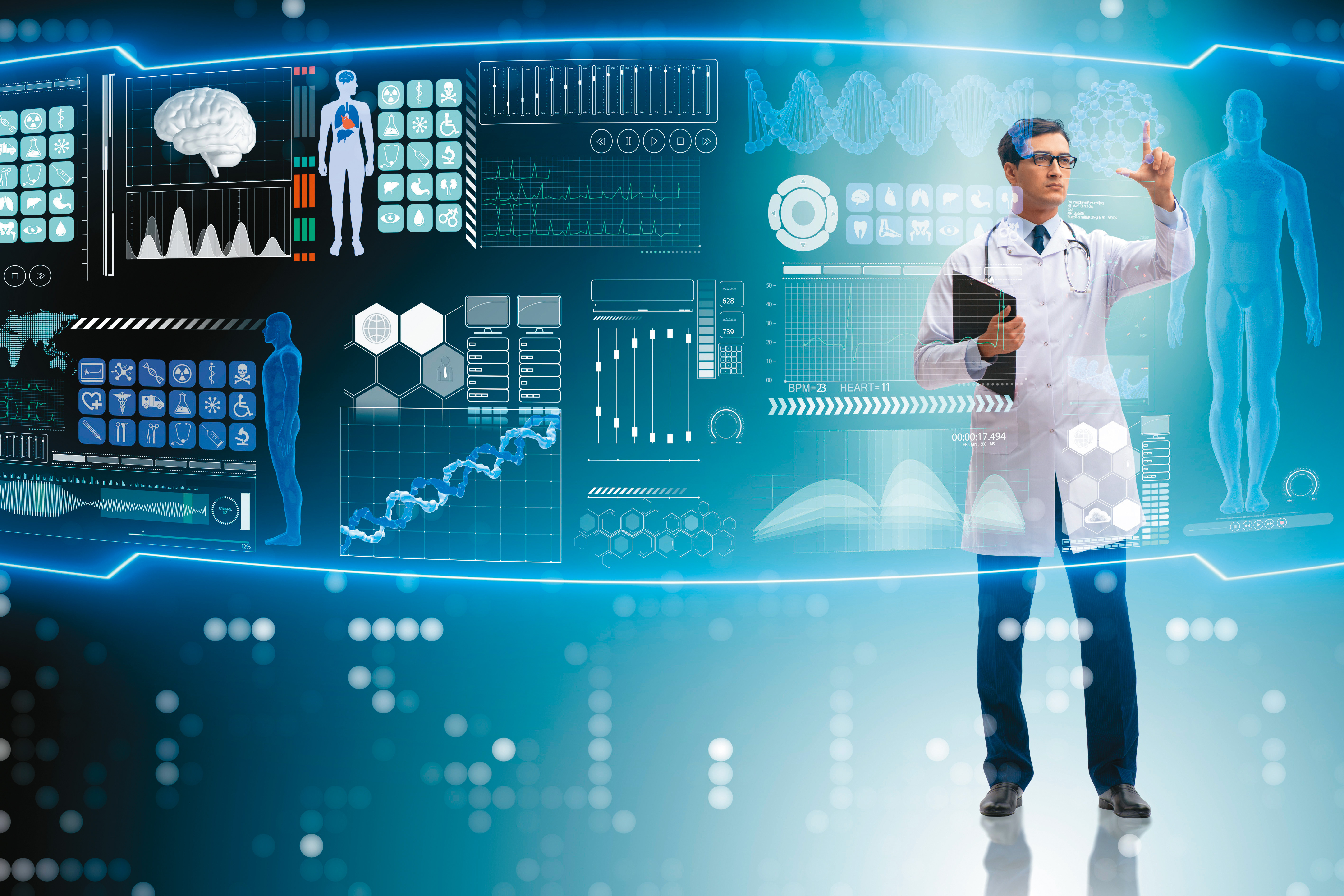 在AI和物聯網助攻下，高達千億新台幣的早覺醫療商機吸引國際科技巨擘卡位，連電子台廠也不落人後。（東方IC）