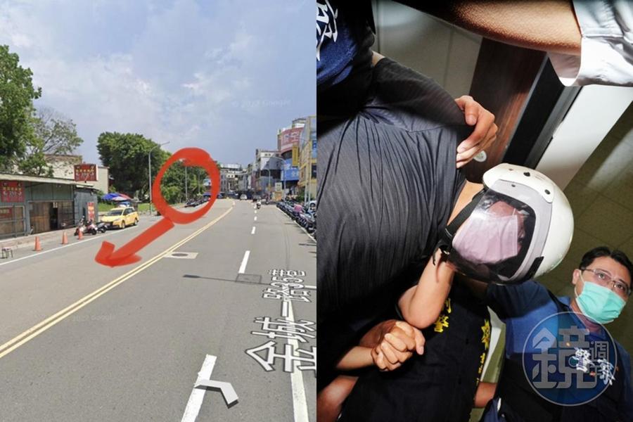 警察逮捕殺警案凶手林信吾的地點，是在新竹客運站的下車地點。（翻攝自PTT、本刊資料照）