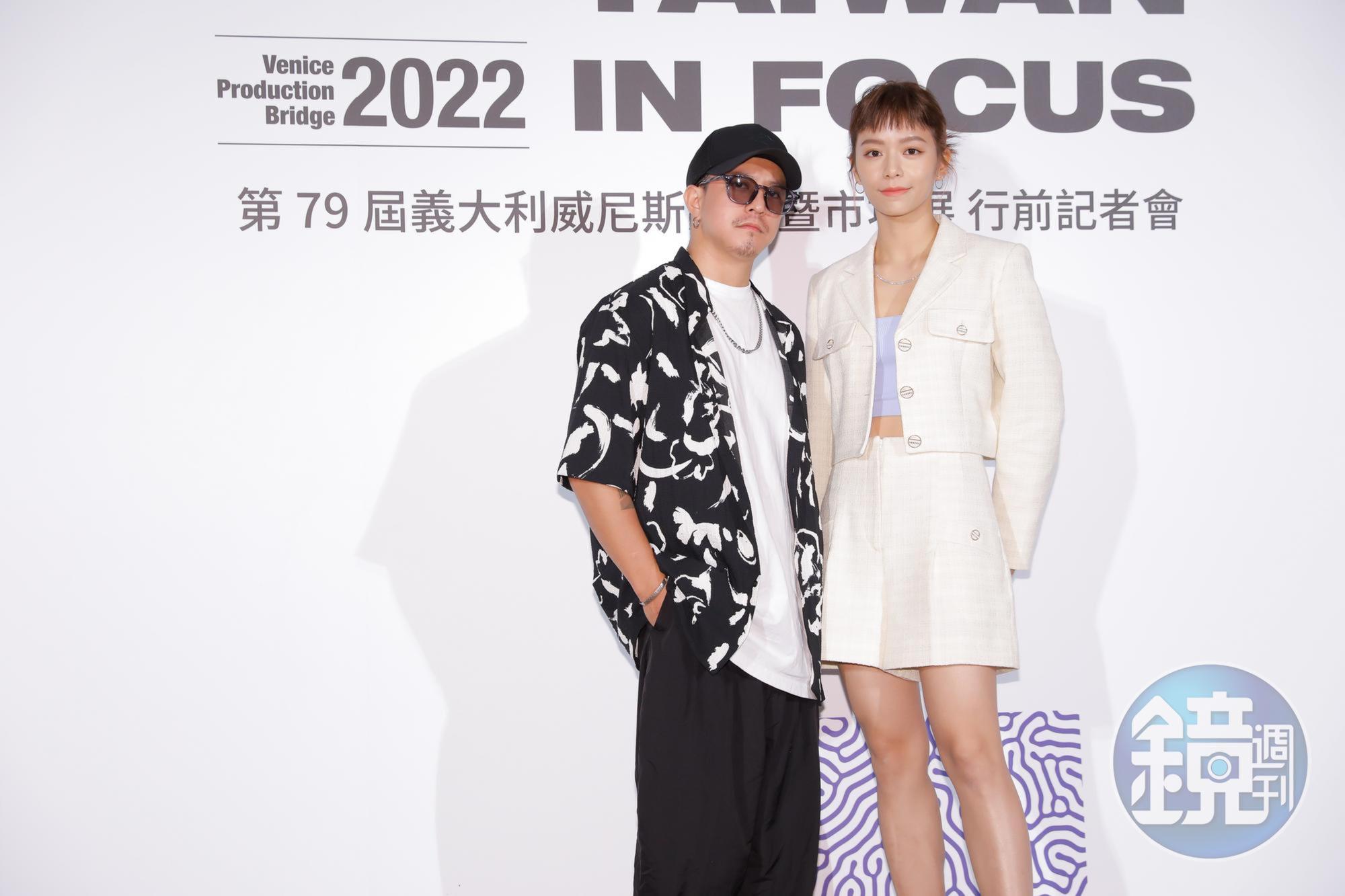 宋芸樺與黃遠演出台法合拍片《為了國家》，與法國劇組合作擦出不同火花。