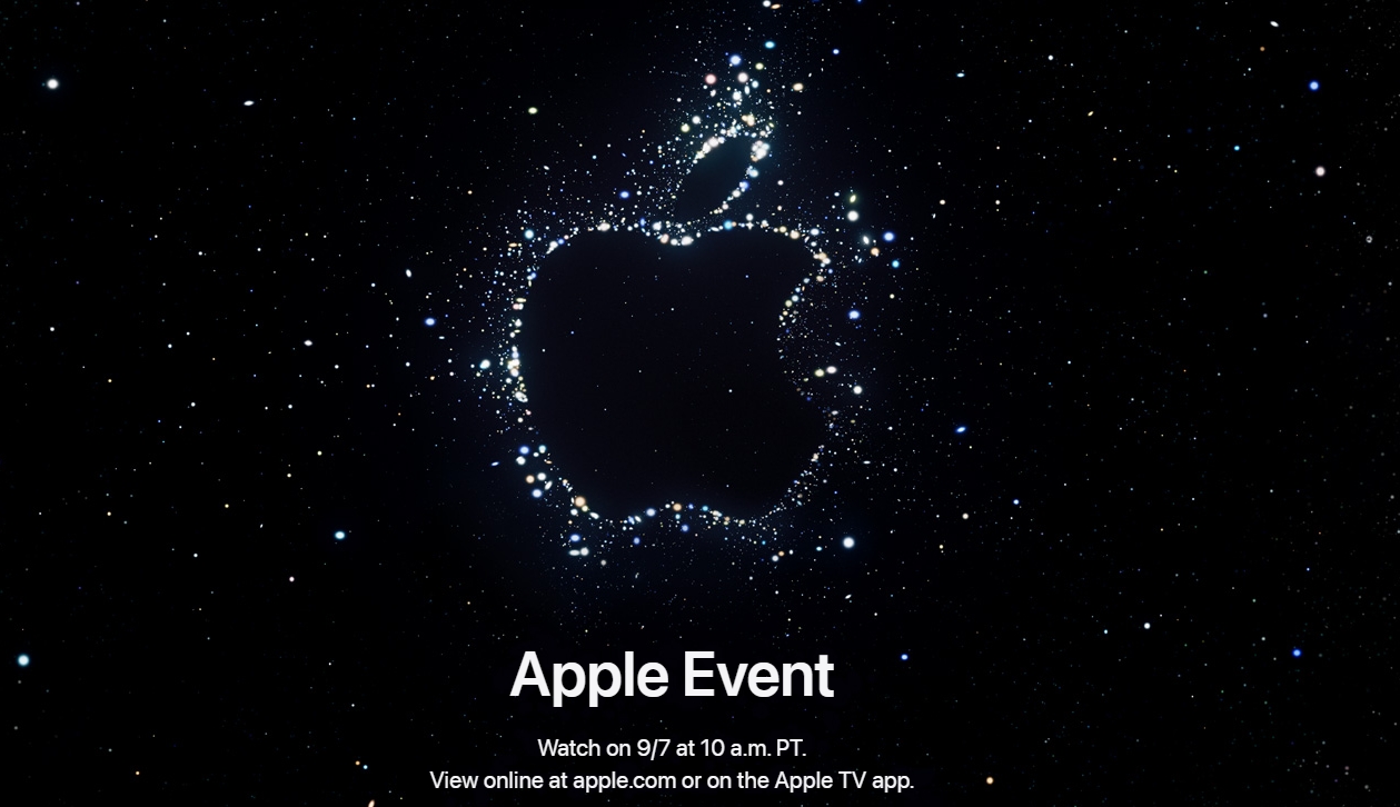 今年的蘋果秋季發表會將於台灣時間9月8日凌晨1點登場。（翻攝自蘋果官網）
