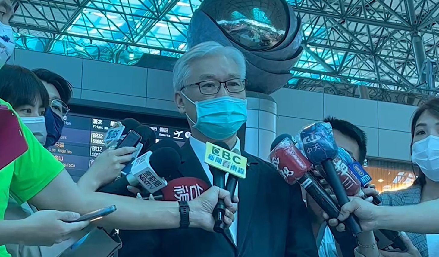 國民黨副主席夏立言日前率團訪問中國。（國民黨提供）