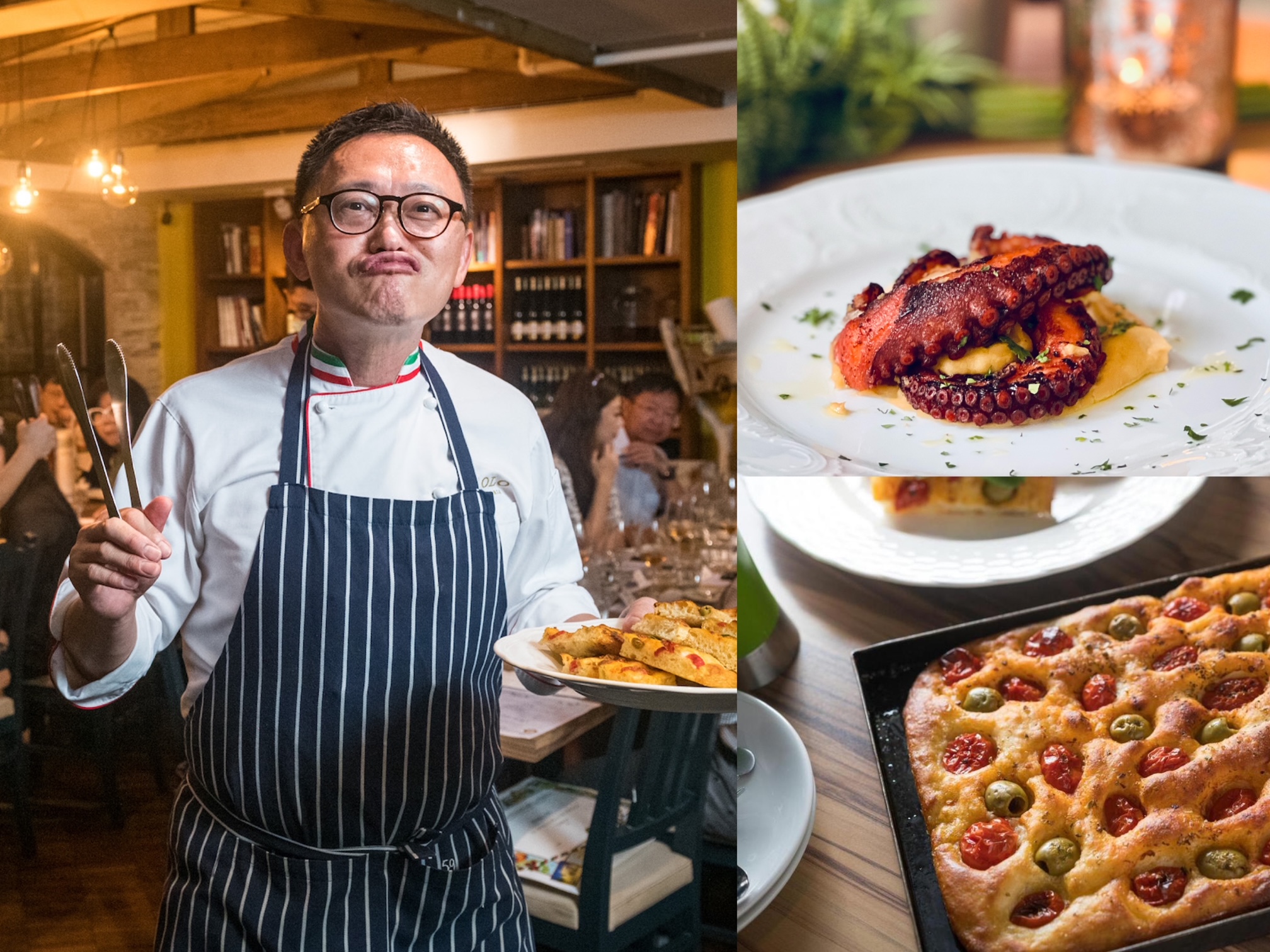 義大利料理名廚王嘉平加入線上課程的行列，傳授15道義大利傳統菜 。