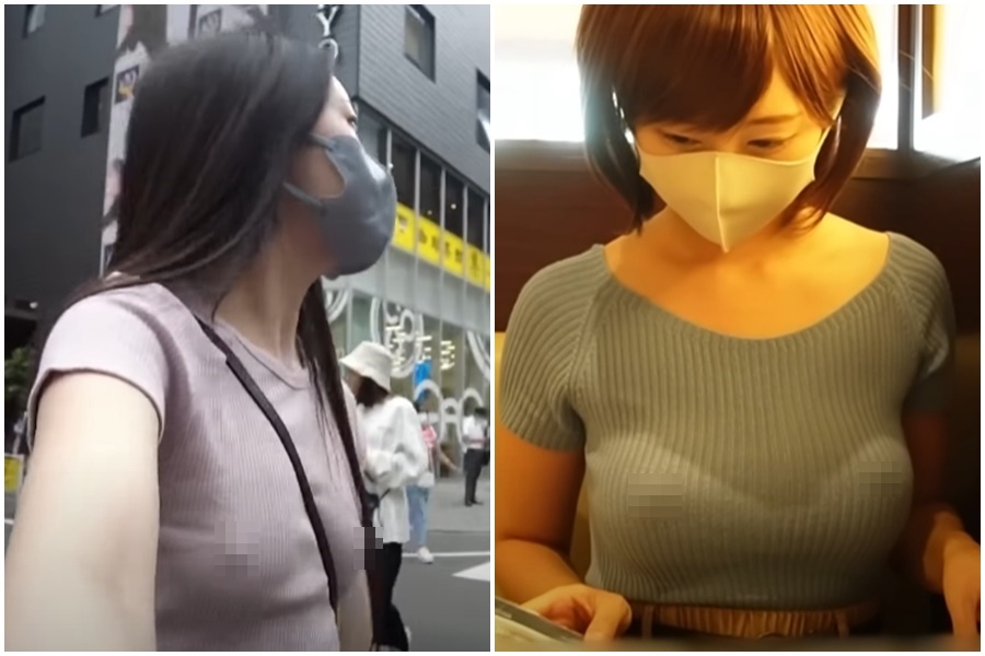 2名日本女YouTuber都以「自然不裝B」的圓點生活為主題拍攝影片。（左圖翻攝自りんの散歩YouTube頻道，右圖翻攝自ふみのとコスプレイYouTube頻道）