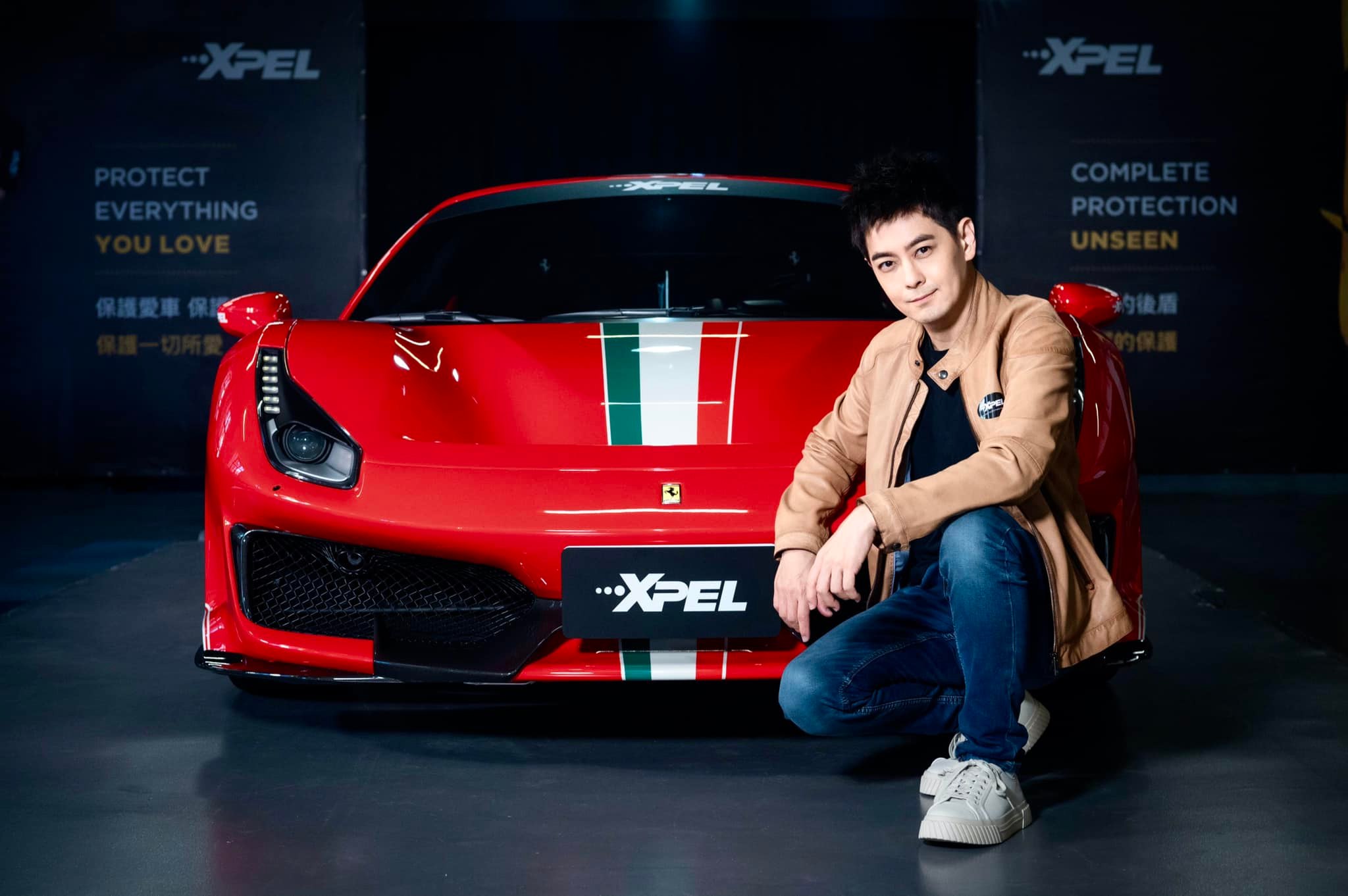 林志穎愛車如命卻在上月發生重大車禍。（翻攝林志穎臉書）