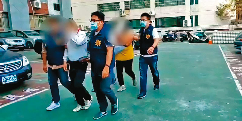 ↑警方偵辦高雄斷頭嬰屍案，逮捕不肖殯葬業者。（讀者提供）