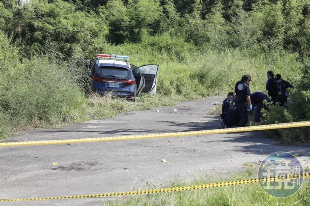 台南雙警被殺現場。(本刊資料照片)