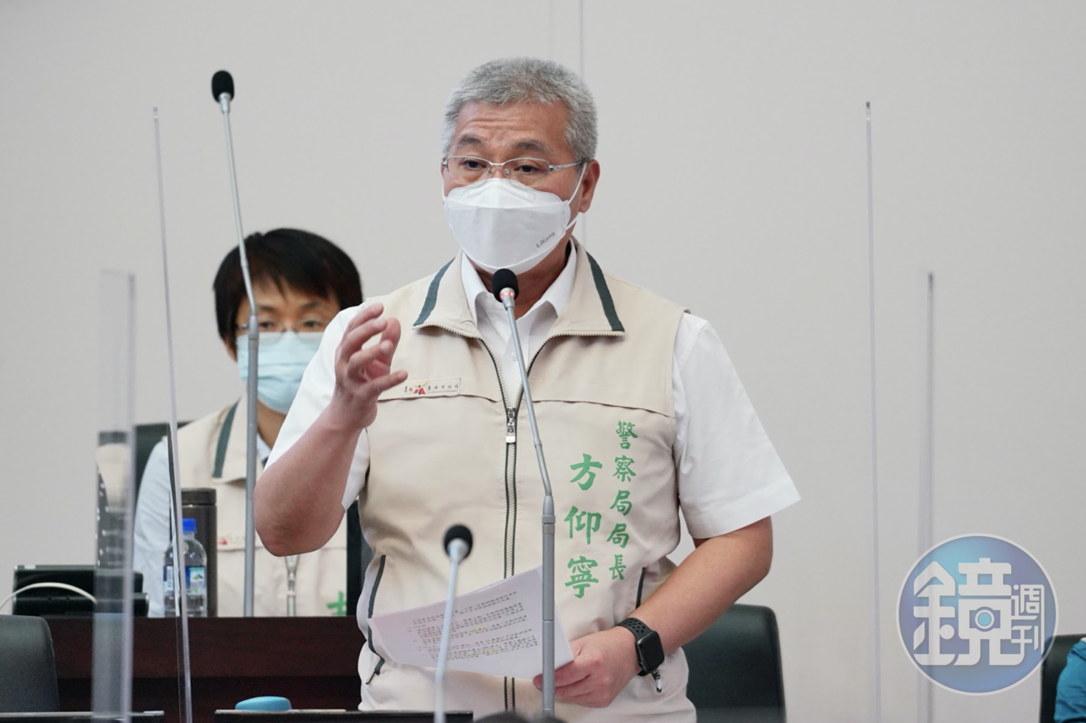 南市警局長方仰寧肯定員警大膽用槍表現,立即發布行政獎勵記功1次。(資料照)